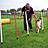 Agility Training: Wolfgang mit Jule (Husky/Collie-Mischling)